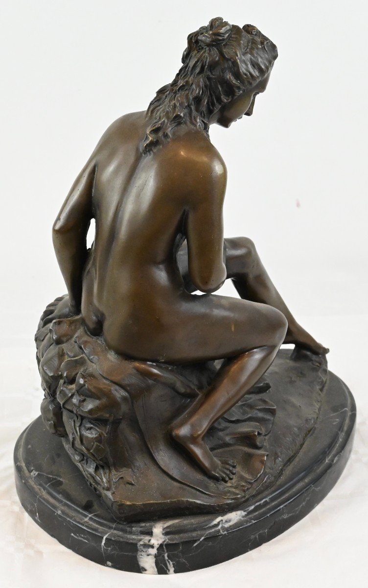 Pasquale Sgandurra - Figura di Donna in Bronzo - Italia Inizio XX secolo-photo-5